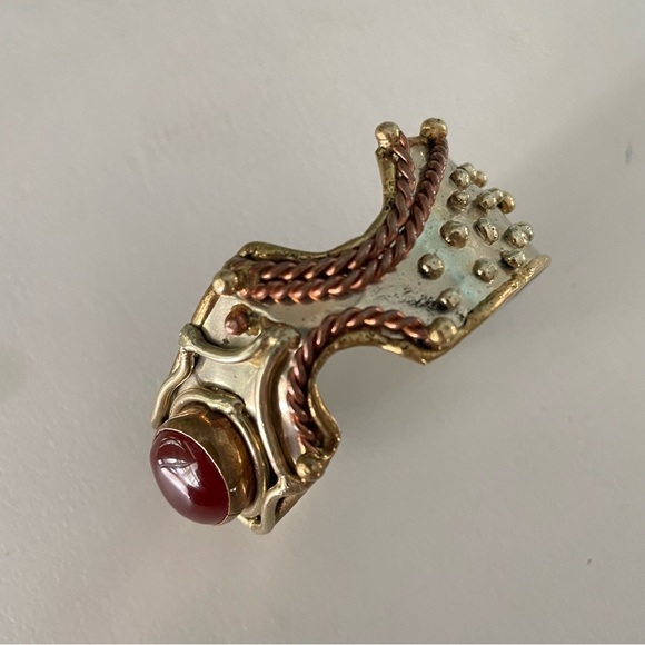 BRUTALIST Mixed Metal Cuff Bracelet - Picture 3 of 16